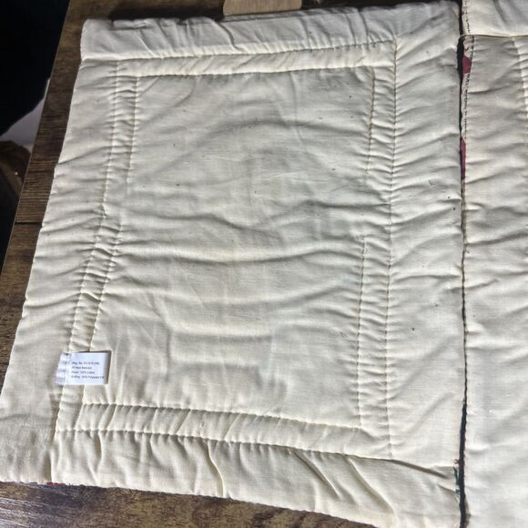 Sears Christmas Kitchen Cooking Santa QUILTED Fabric WALL HANGINGS Lot of 2 NOS - Picture 6 of 11